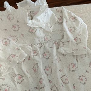 Spring footies for baby girl